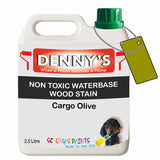 Denny's Stain Paint For Fences Colour- Cargo Olive - Weatherproof Uv-Safe Protect