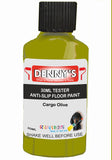 Denny's Floor Paint For Grip Coating Colour- Cargo Olive - Anti-Slip Hardwearing Safe