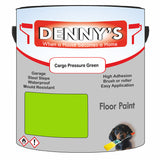 Denny's Floor Paint For Sheds Colour- Cargo Pressure Green - Durable Anti-Slip Weatherproof