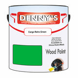 Denny's Wood Paint For Decking Colour- Cargo Retro Green - Anti-Slip Weatherproof Durable