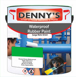 Denny's Waterpoof Paint For Pools Colour- Cargo Retro Green - Water-Seal Chlorine-Tough Anti-Slip