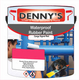Denny's Waterpoof Paint For Water Tanks Colour- Cargo Signal Red - Water-Seal Potable-Safe Anticorrosion