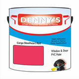 Denny's Plastic Paint For Acrylic Colour- Cargo Steelheart Red - Adhesion Chip-Resistant Smooth