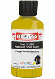 Denny's Floor Paint For Grip Coating Colour- Cargo Workshop Olive - Anti-Slip Hardwearing Safe