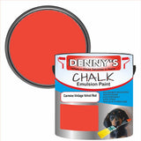 Denny's Chalk Paint For Cabinets Colour- Carmine Vintage Velvet Red - Matte Scuffproof Easy-Clean