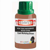 Denny's Stain Paint For Fences Colour- Cask Workshop Brown - Weatherproof Uv-Safe Protect