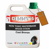 Denny's Stain Paint For Decking Colour- Cast Bronze - Anti-Slip Weatherproof Nourish