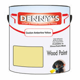 Denny's Wood Paint For Decking Colour- Caution Amberline Yellow - Anti-Slip Weatherproof Durable