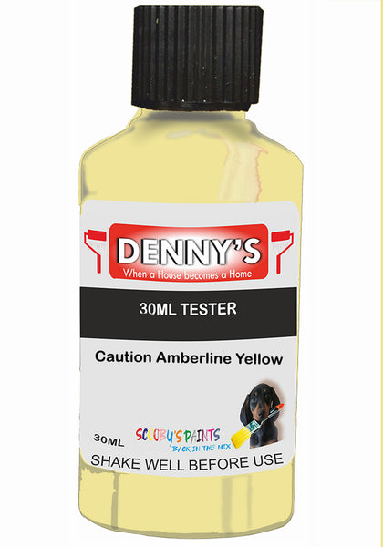 Denny's Chalk Paint For Furniture Colour- Glow Sunny Bright Yellow - Matte Scuffproof Refresh