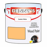 Denny's Wood Paint For Decking Colour- Caution Yellow - Anti-Slip Weatherproof Durable