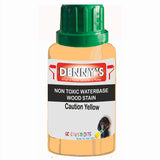 Denny's Stain Paint For Fences Colour- Caution Yellow - Weatherproof Uv-Safe Protect