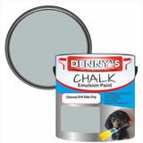 Denny's Chalk Paint For Cabinets Colour- Charcoal Drift Slate Grey - Matte Scuffproof Easy-Clean