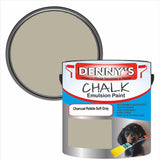 Denny's Chalk Paint For Cabinets Colour- Charcoal Pebble Soft Grey - Matte Scuffproof Easy-Clean
