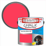 Denny's Chalk Paint For Cabinets Colour- Charm Berry Mulberry Red - Matte Scuffproof Easy-Clean