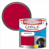 Denny's Chalk Paint For Cabinets Colour- Charm Ember Red - Matte Scuffproof Easy-Clean