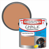 Denny's Chalk Paint For Walls Colour- Charm Glow Apricot Peach - Matte Wipe-Clean Coverage