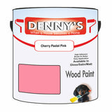 Denny's Wood Paint For Decking Colour- Cherry Pastel Pink - Anti-Slip Weatherproof Durable