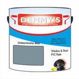 Denny's Plastic Paint For Pipes Colour- Chilled Anchor Blue - Chemical-Safe Impactproof Durable