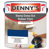 Denny's Waterpoof Paint For Stamp Out Damp Colour- Chilled Steel Blue - Damp-Block Mould-Safe Breathable
