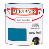 Denny's Wood Paint For Decking Colour- Chilled Titanium Blue - Anti-Slip Weatherproof Durable