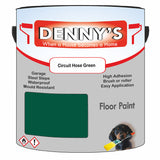 Denny's Floor Paint For Commercial Areas Colour- Circuit Hose Green - High-Traffic Anti-Slip Hardwearing