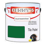 Denny's Tile Paint For Bathroom Tile Colour- Circuit Industrial Green - Moistureproof Easy-Clean Makeover