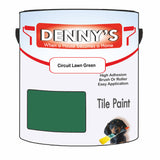 Denny's Tile Paint For Bathroom Tile Colour- Circuit Lawn Green - Moistureproof Easy-Clean Makeover