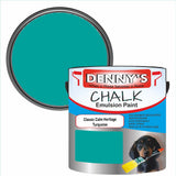 Denny's Chalk Paint For Cabinets Colour- Classic Calm Heritage Turquoise - Matte Scuffproof Easy-Clean