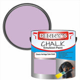 Denny's Chalk Paint For Ceilings Colour- Classic Heritage Calm Violet - Matte Stain-Hide Ceiling