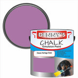 Denny's Chalk Paint For Walls Colour- Classic Heritage Violet - Matte Wipe-Clean Coverage