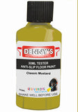 Denny's Floor Paint For Grip Coating Colour- Classic Mustard - Anti-Slip Hardwearing Safe