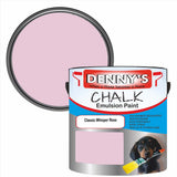 Denny's Chalk Paint For Walls Colour- Classic Whisper Rose - Matte Wipe-Clean Coverage