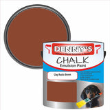 Denny's Chalk Paint For Furniture Colour- Clay Rustic Brown - Matte Scuffproof Refresh
