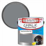 Denny's Chalk Paint For Cabinets Colour- Cloud Concrete Moon Grey - Matte Scuffproof Easy-Clean
