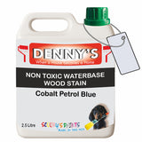 Denny's Stain Paint For Decking Colour- Cobalt Petrol Blue - Anti-Slip Weatherproof Nourish