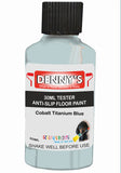 Denny's Floor Paint For Grip Coating Colour- Cobalt Titanium Blue - Anti-Slip Hardwearing Safe