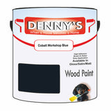 Denny's Wood Paint For Decking Colour- Cobalt Workshop Blue - Anti-Slip Weatherproof Durable