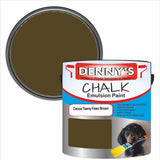 Denny's Chalk Paint For Cabinets Colour- Cocoa Tawny Fawn Brown - Matte Scuffproof Easy-Clean