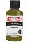 Denny's Floor Paint For Grip Coating Colour- Combat Olive - Anti-Slip Hardwearing Safe