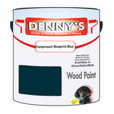 Denny's Wood Paint For Decking Colour- Compressor Blueprint Blue - Anti-Slip Weatherproof Durable