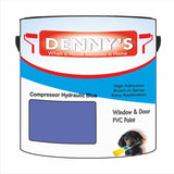 Denny's Plastic Paint For Doors Colour- Compressor Hydraulic Blue - Scuffproof Wipeable Durable