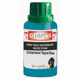 Denny's Stain Paint For Sheds Colour- Compressor Signal Blue - Weatherproof Uv-Safe Nourish