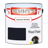 Denny's Wood Paint For Decking Colour- Compressor Steel Blue - Anti-Slip Weatherproof Durable