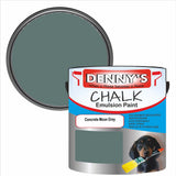 Denny's Chalk Paint For Walls Colour- Concrete Moon Grey - Matte Wipe-Clean Coverage