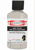 Denny's Floor Paint For Grip Coating Colour- Concrete Titanium Grey - Anti-Slip Hardwearing Safe
