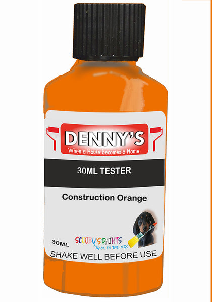 Denny's Chalk Paint For Furniture Colour- Glow Flame Orange - Matte Scuffproof Refresh