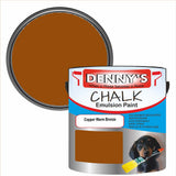 Denny's Chalk Paint For Walls Colour- Copper Warm Bronze - Matte Wipe-Clean Coverage