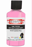 Denny's Floor Paint For Grip Coating Colour- Coral Lipstick Pink - Anti-Slip Hardwearing Safe