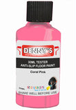 Denny's Floor Paint For Grip Coating Colour- Coral Pink - Anti-Slip Hardwearing Safe