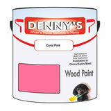 Denny's Wood Paint For Decking Colour- Coral Pink - Anti-Slip Weatherproof Durable